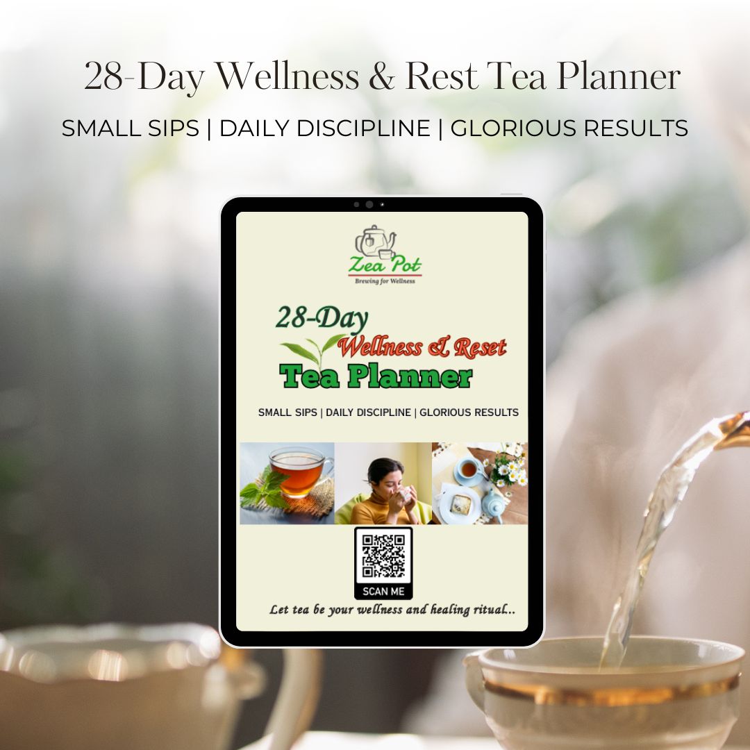 28-Day Wellness & Reset Tea Planner