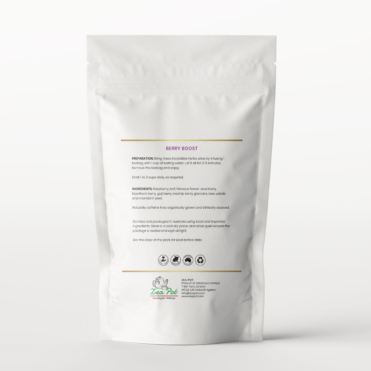 Berry (Acai, Goji, Hawthorn) Boost